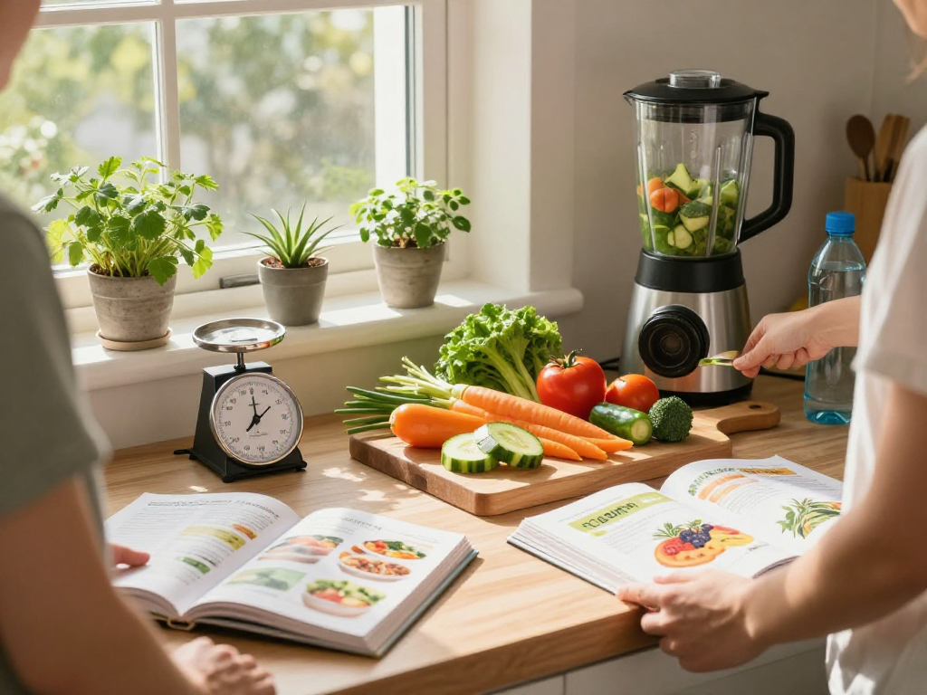 rokok88 login lifestyle focused image of healthy meal prep in vibrant kitchen