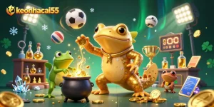 Experience live betting excitement with keonhacai55, featuring dynamic sports elements and alchemical gold transmutation.